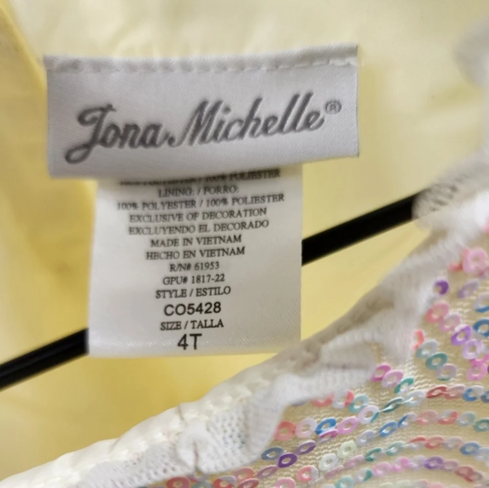 Jona‎ Michelle Yellow Sequin Dress